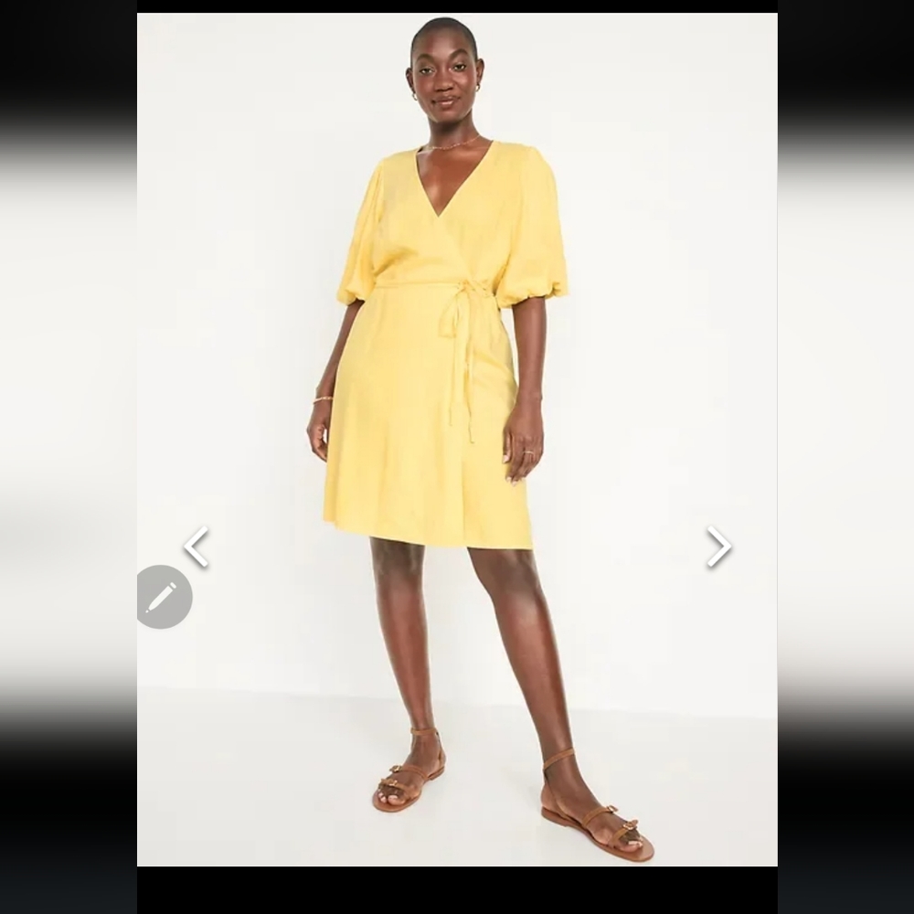 Linen cotton dress